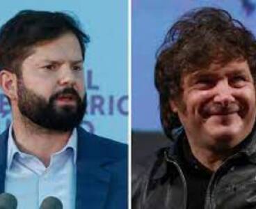 El presidente Boric se comunica con Javier Milei tras su triunfo presidencial en Argentina