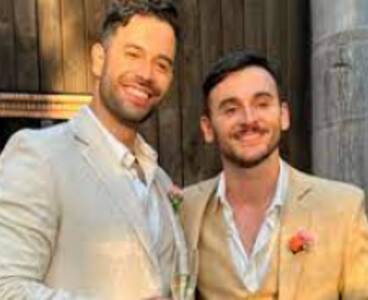 Gimnasta Tomás González contrajo matrimonio en íntima ceremonia junto a su pareja