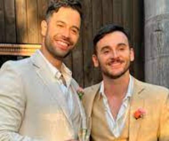 Gimnasta Tomás González contrajo matrimonio en íntima ceremonia junto a su pareja