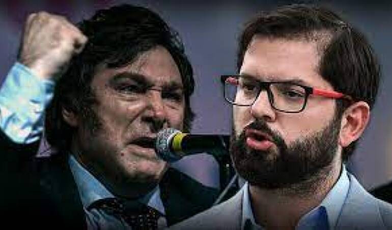 Lo que ha dicho Javier Milei sobre Boric: Comunista, el inicio de la decadencia de Chile y empobrecedor