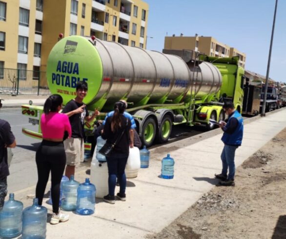 FACh trasladará agua para enfrentar corte de suministro en Antofagasta