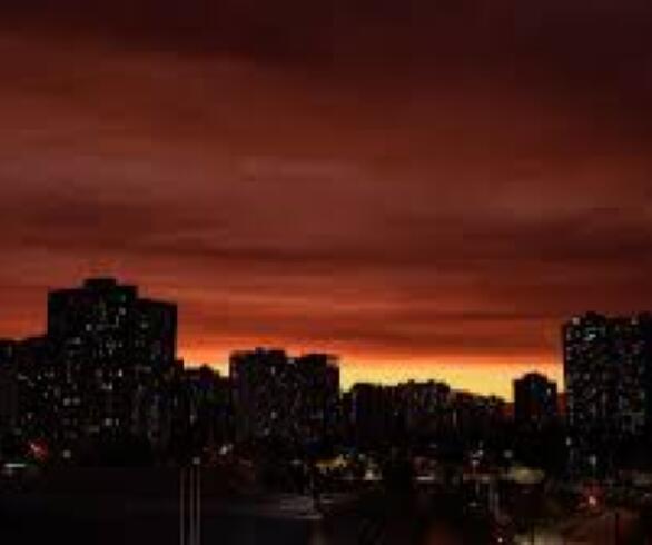 La región metropolitana afectada por incendio forestal: Se recomienda cerrar puertas y ventanas